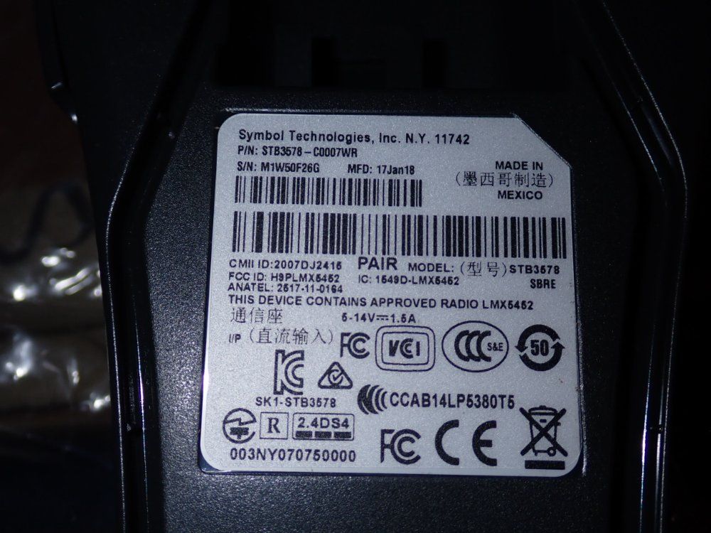 Symbol Battery Charging Cradle - Stb3578-c0007wr