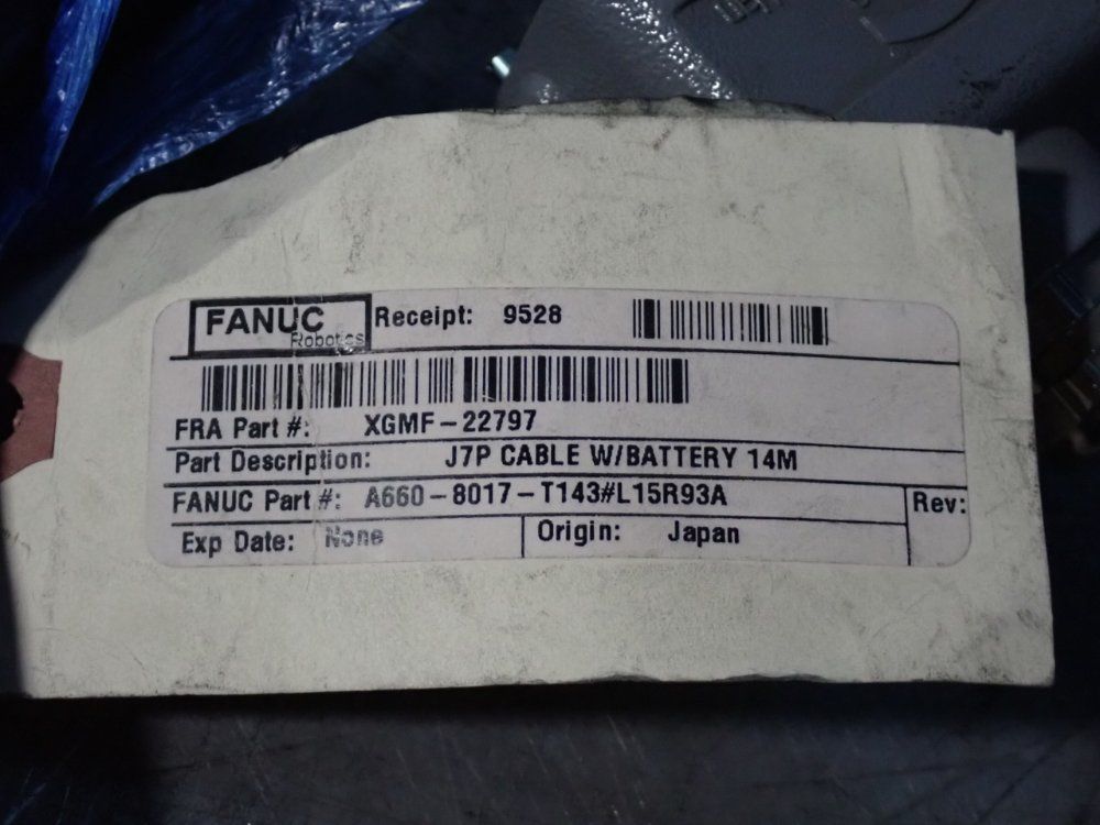 Fanuc J7 Cable With Batttery 14m - A660-8017-t143#l15r93a