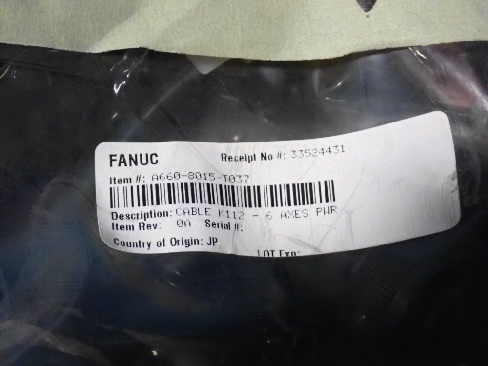 Fanuc Cable K112-6 Axes - A660-8015-t037