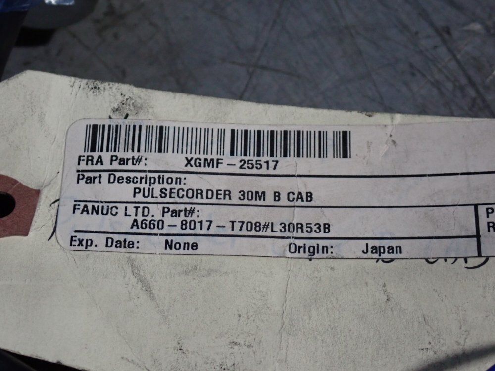 Fanuc Pulsecoder 30m B Cable - A660-8017-t708#l30r53b