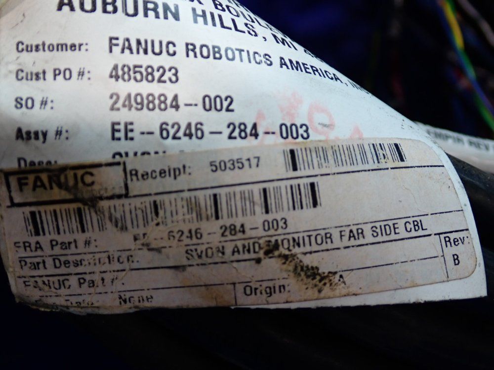 Fanuc Cable - Ee-6246-284-003