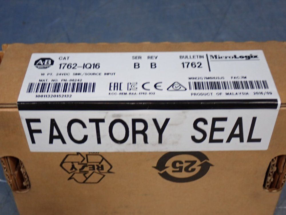 Allen-bradley 16pt Sink.source Input Module - 1762-iq16