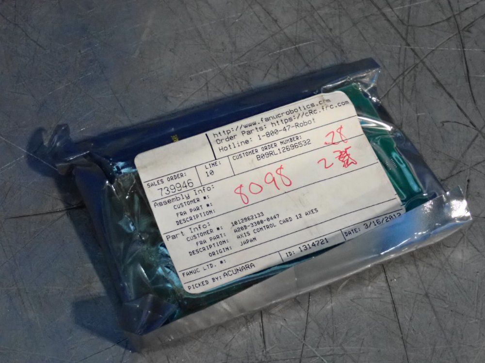 Fanuc Axis Control Card 12 Axes - A20b-3300-0447