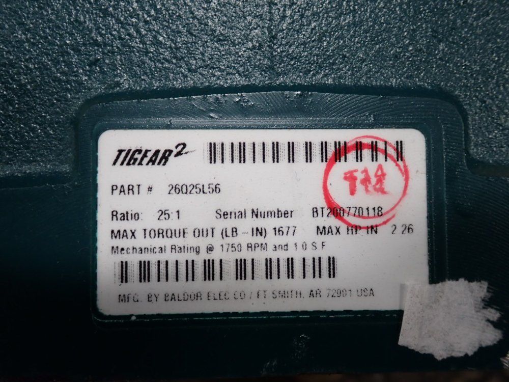 Dodge 25:1 Gear Reducer - 26q25l56