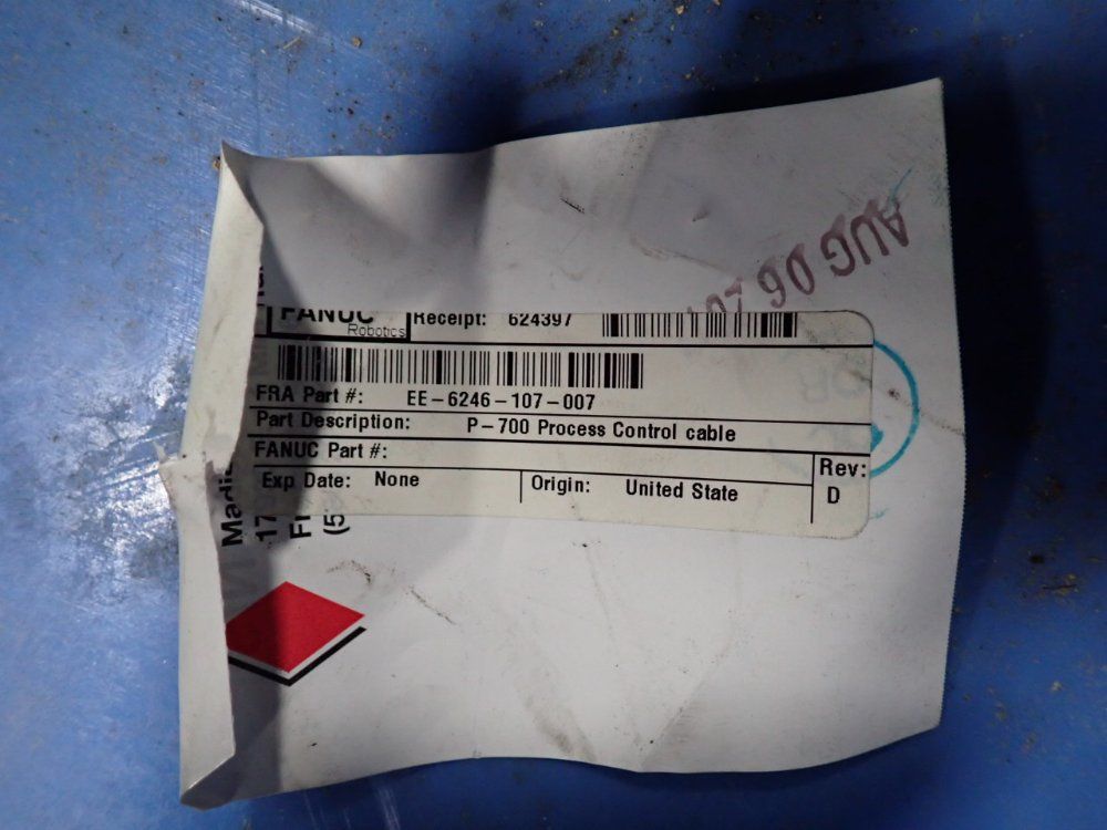 Fanuc P-700 Process Control Cable - Ee-6246-107-007