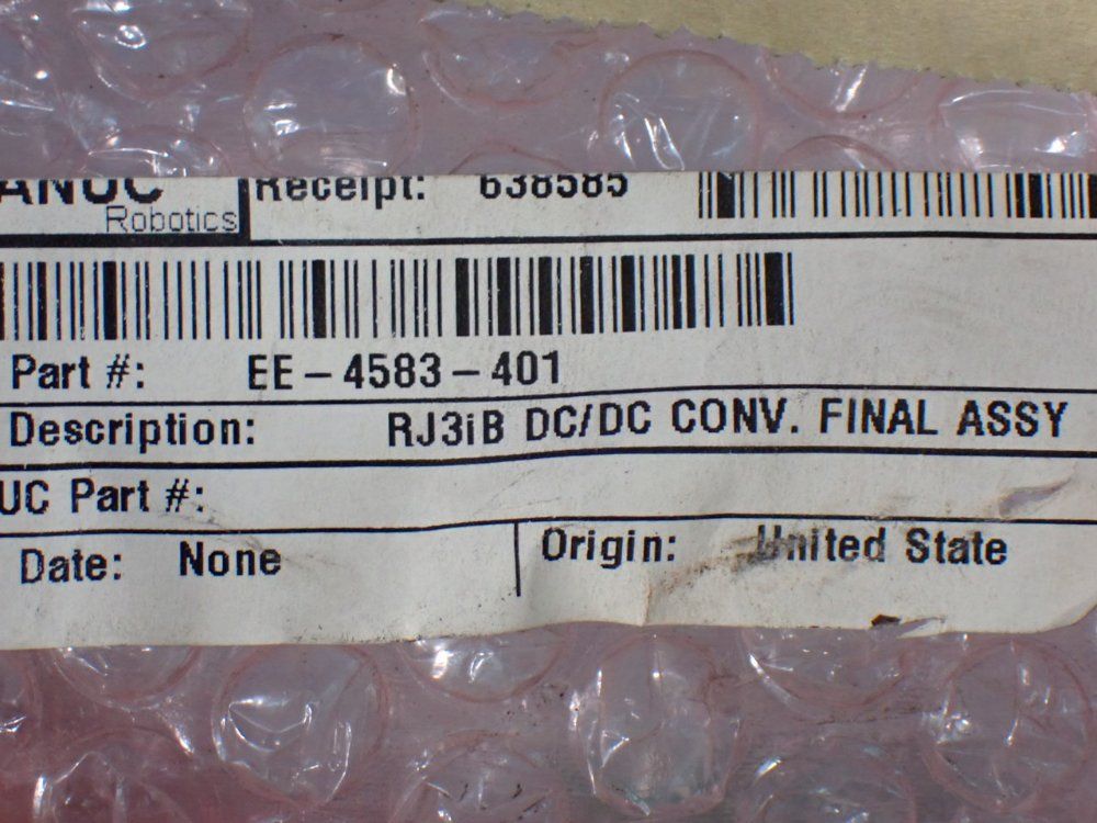 Fanuc Dc/dc Converter Assembly Board - Ee-4583-401