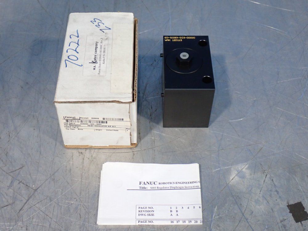Fanuc Paint Regulator Air Actuator - Eo5093-503-000c