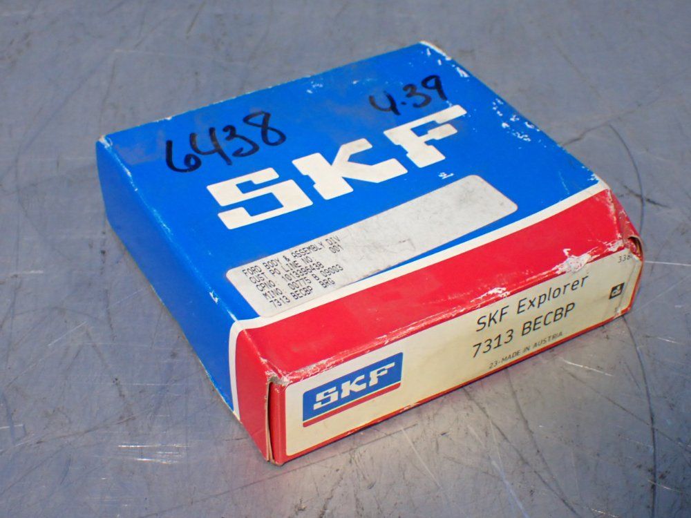 Skf 65x140x33mm Angular Contact Bearing - 7313 Becbp