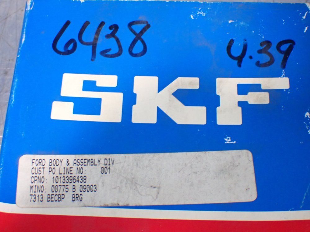 Skf 65x140x33mm Angular Contact Bearing - 7313 Becbp