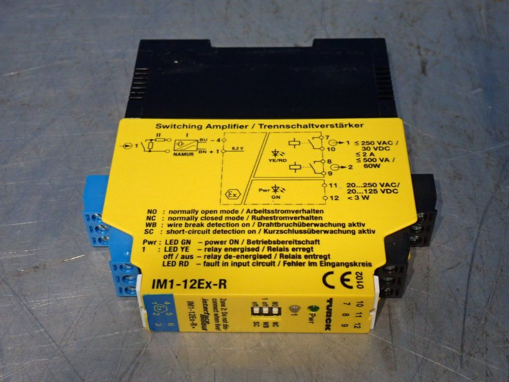 Turck Isolating Switching Amplifier - Im1-12ex-r