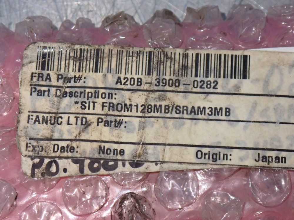 Fanuc 128 Meg From / 3 Meg Sram Memory Module - A20b-3900-0282