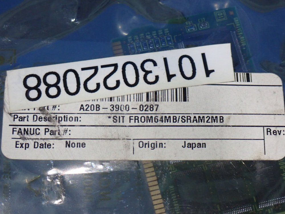 Fanuc Servo Add On Memory Module 64mb/sram2mb - A20b-3900-0287