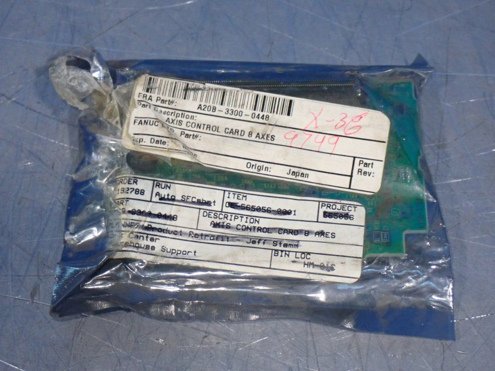Fanuc 8-axis Control Card Pcb - A20b-3300-0448