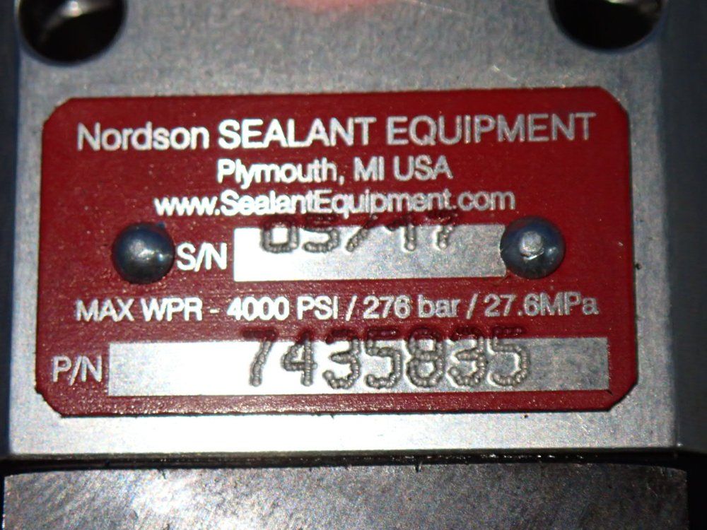 Nordson 4000pswi Max Wpr Dispensing Valve - 7435835