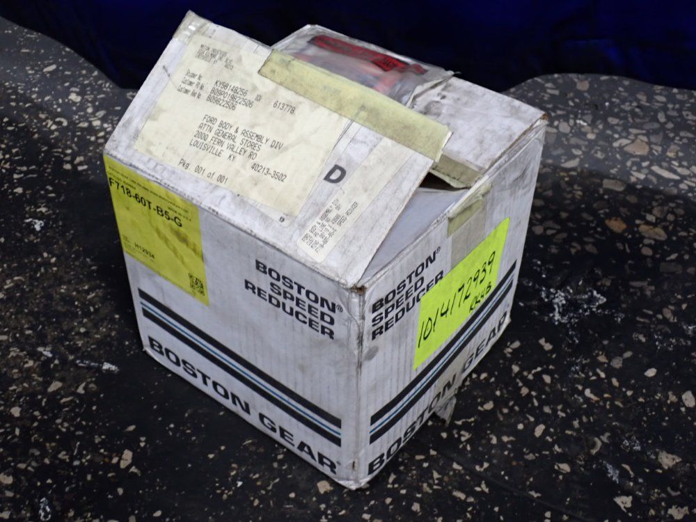 Boston Gear 60 Gear Reducer - F718-60t-b5-6