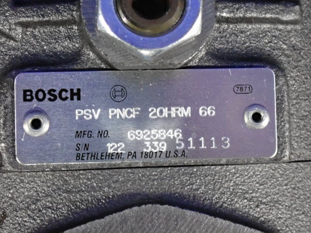 Bosch Silent Vane Pump - Psv Pncf 20hrm 66