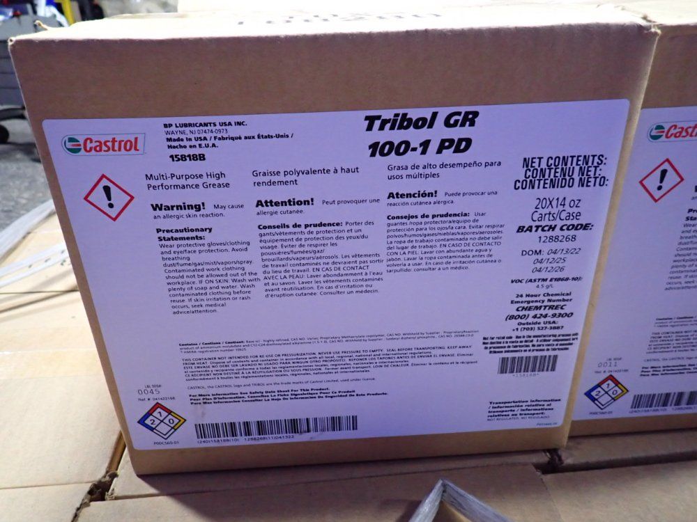 Castrol 14 Oz Industrial Grease - Tribol Gr 100-1 Pd