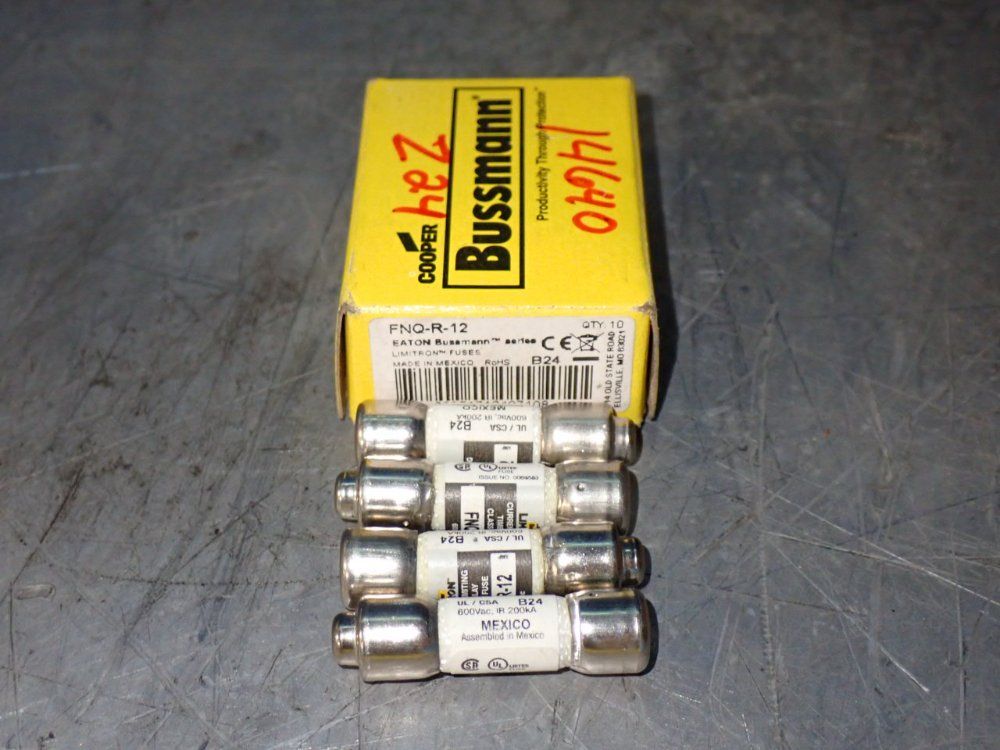 Bussmann Limitron Current Limiting Time Delay Class Cc Fuses - Fnq-r-12