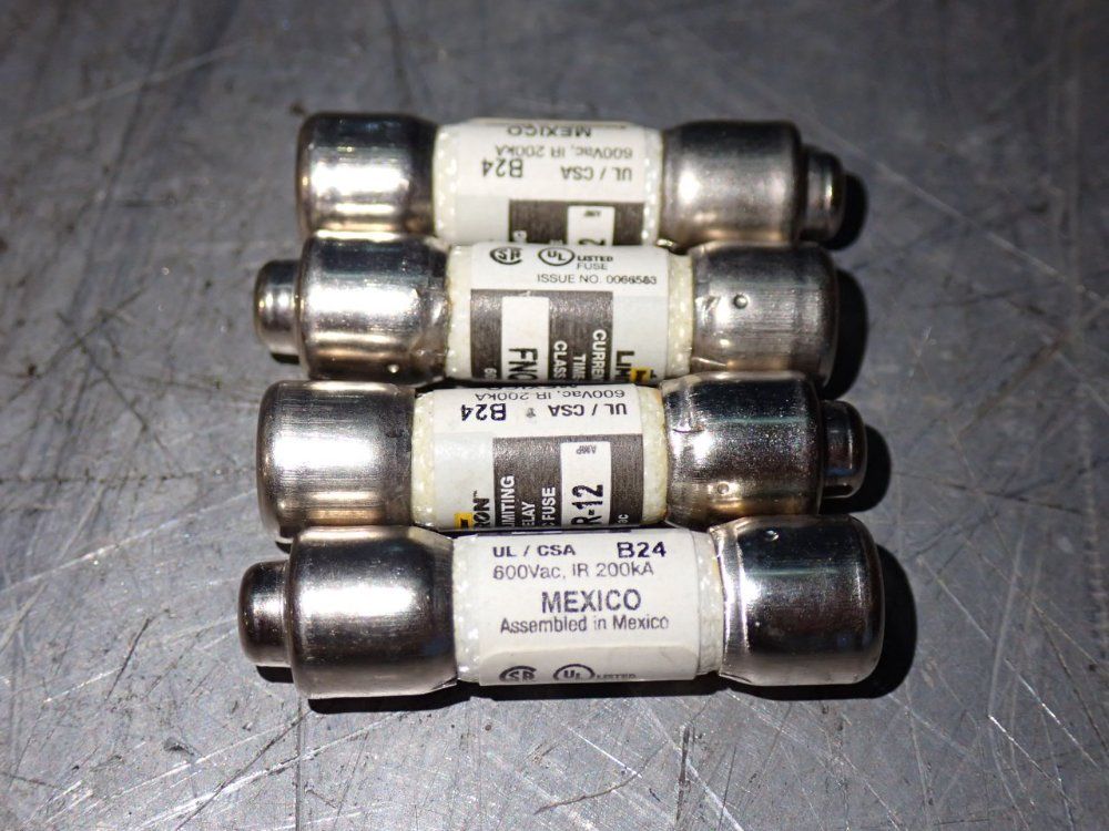 Bussmann Limitron Current Limiting Time Delay Class Cc Fuses - Fnq-r-12