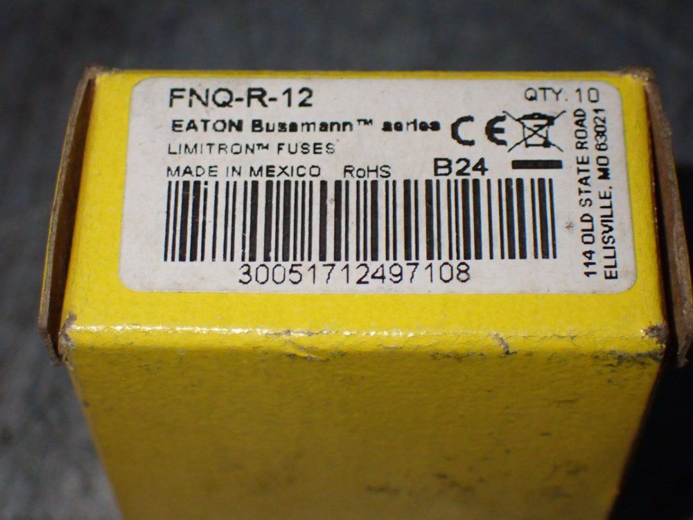 Bussmann Limitron Current Limiting Time Delay Class Cc Fuses - Fnq-r-12