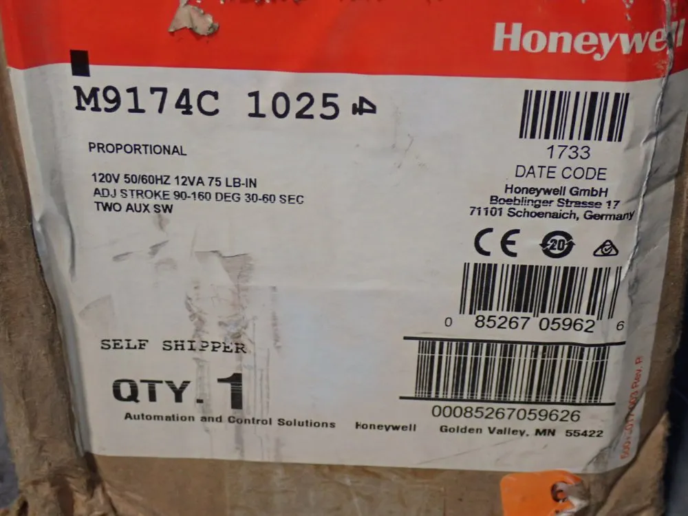 Honeywell Modutrol Iv Motor - M9174c1025