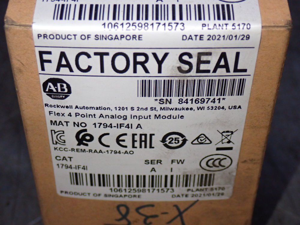 Allen-bradley Flex I/o 4 Point Analog Input Module - 1794-if41