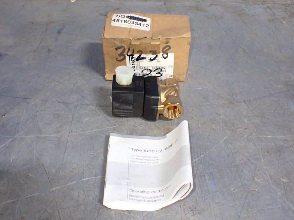 Burkert Pneumatic Solenoid Valve - 6213ev A 13 Nbr M5