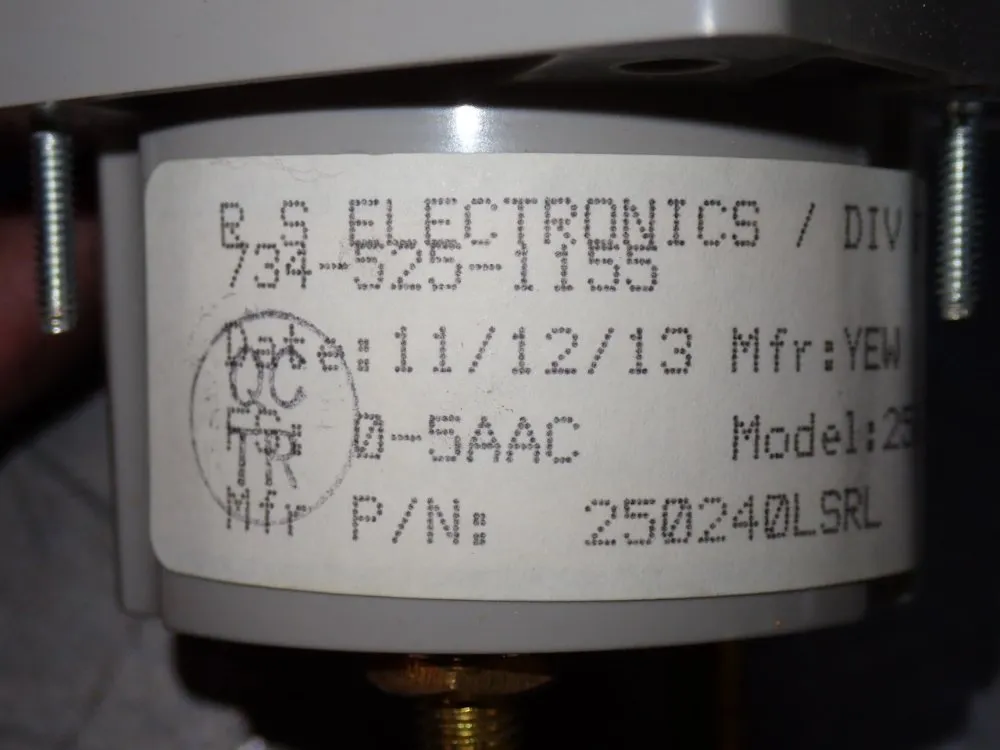 Yokogawa Panel Meter - 250240lsrl