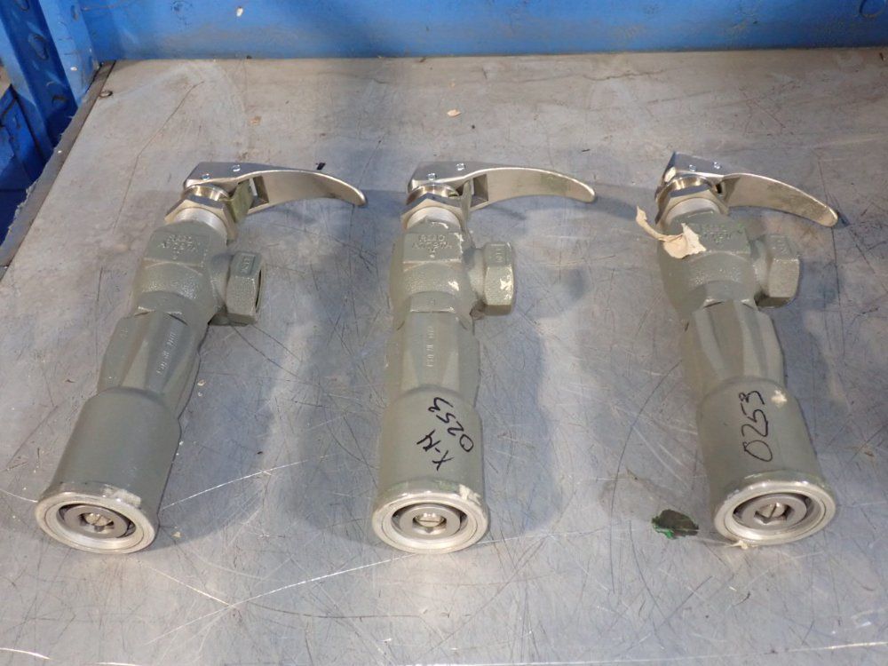 Rego 1" Quick Acting Hose End Shut Off Valves - A7797a