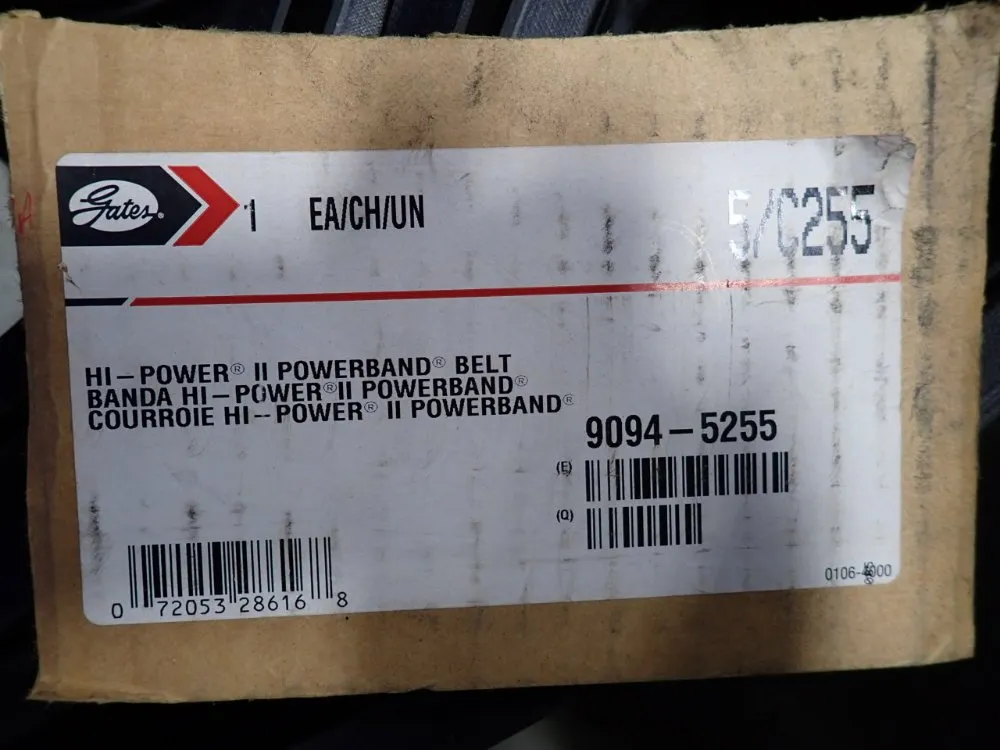 Gates Power Band Belts - 5/c255