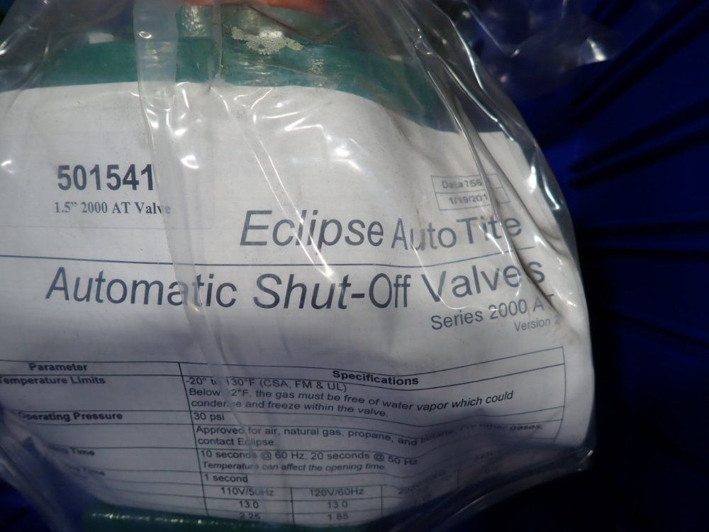 Eclipse 30 Psi Automatic Gas Shut Off - 16000-2