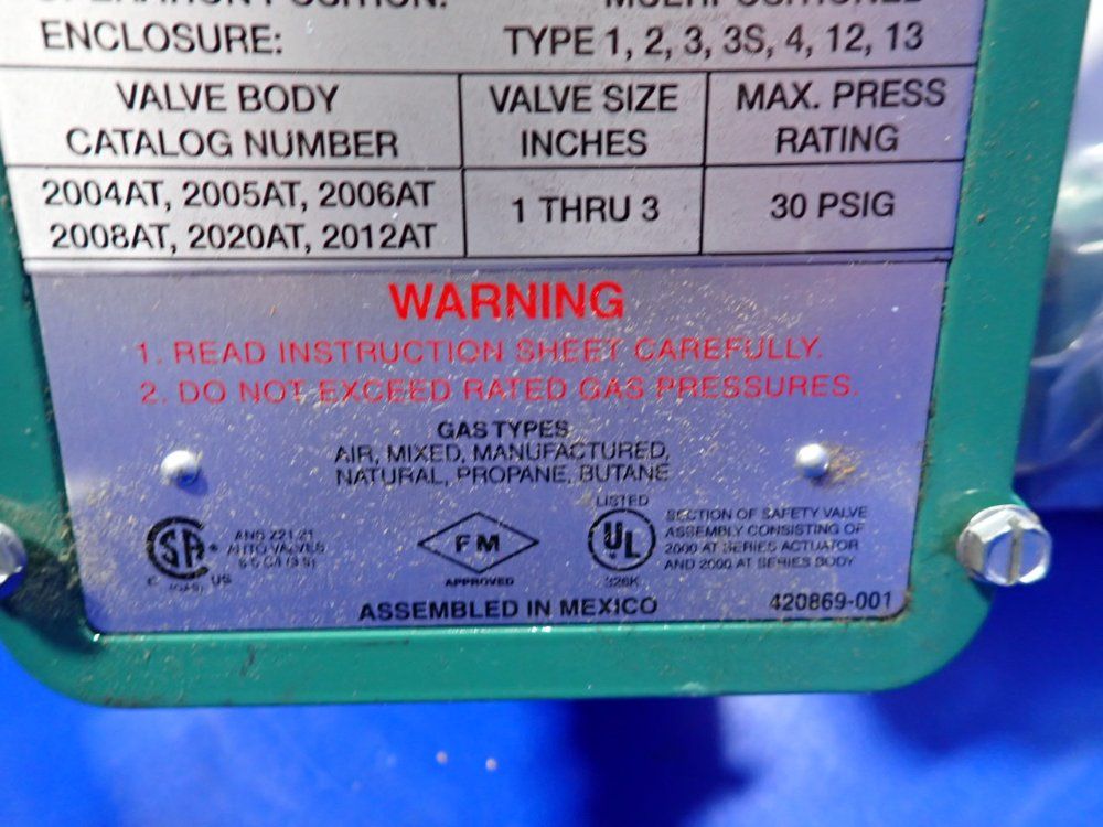 Eclipse 30 Psi Automatic Gas Shut Off - 16000-2