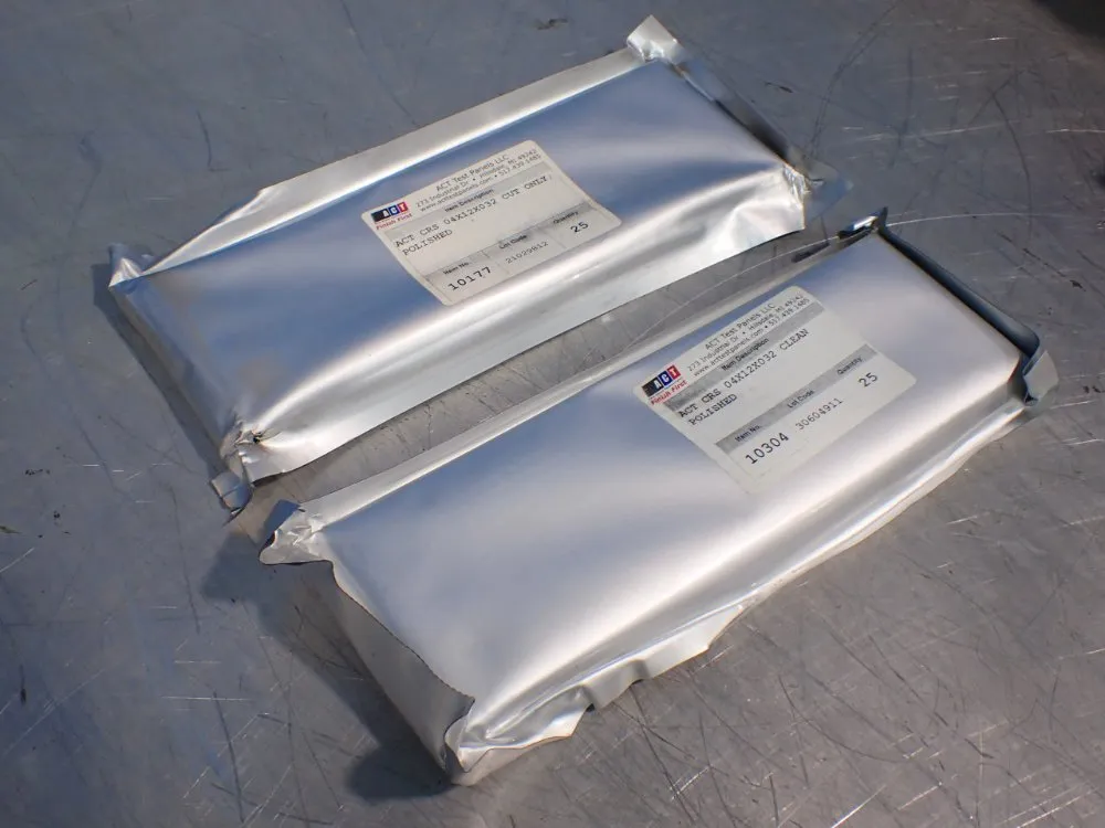 Act Polished Test Panels - 04x12x032