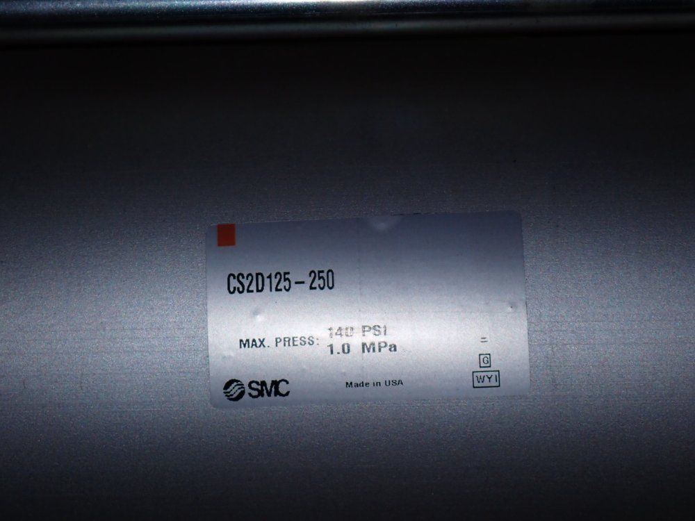 Smc 140 Psi Cylinder - Cs2d125-250