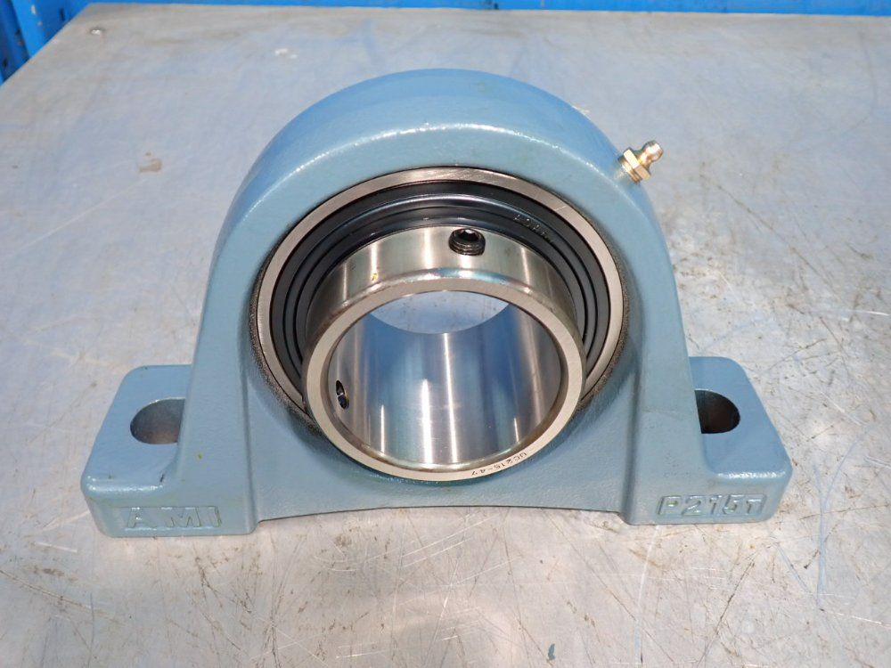 Ami Bearings 2-bolt Base, 2-15/16 In Bore Pillow Block Ball Bearing Unit - Ucp215-47