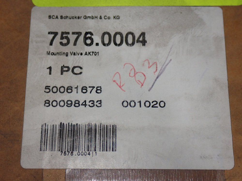 Sca Mounting Valve Dispensing Device - Ak70/dw/cd/smc12