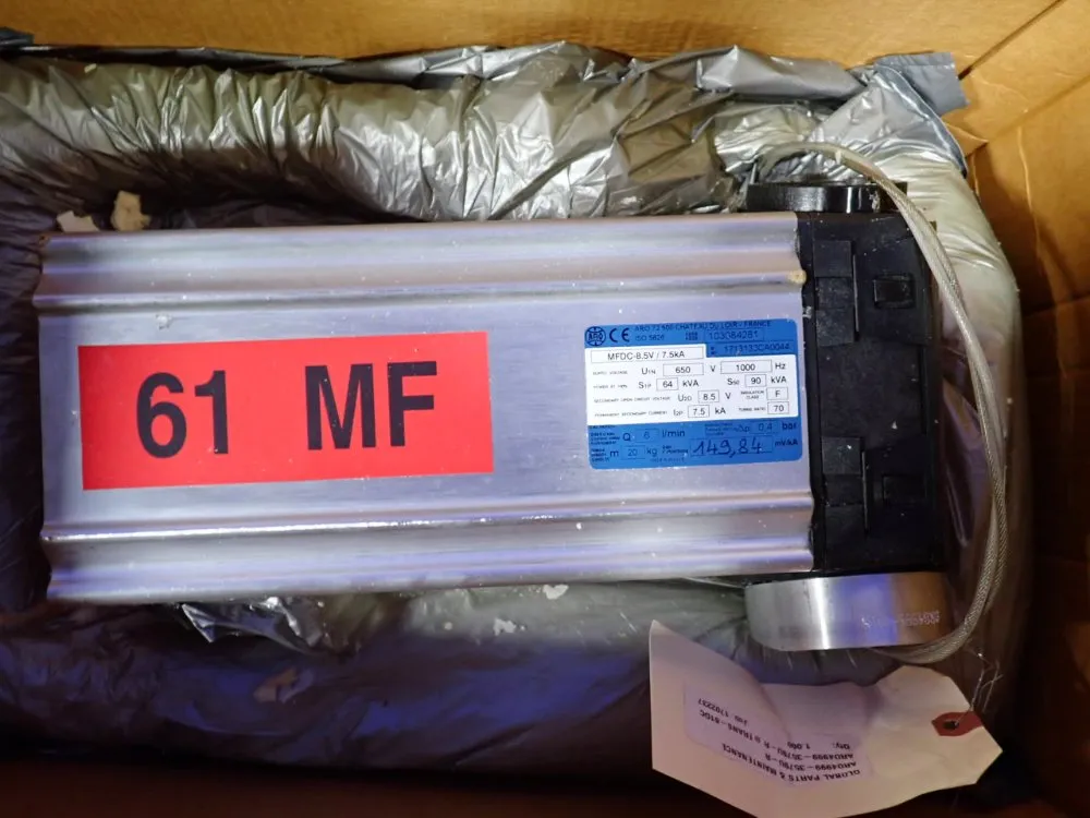 Aro 90 Kva Resistance Welding Transformer - Mfdc-8.5v / 7.5ka