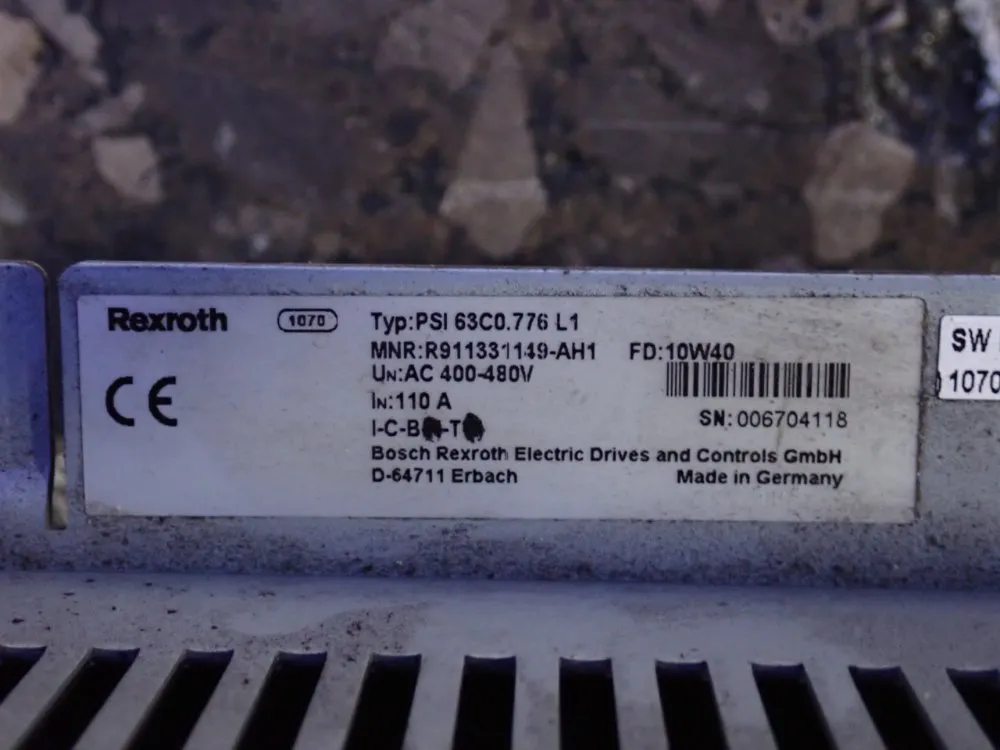 Rexroth Inverter Module - Psi 63c0.776 L1