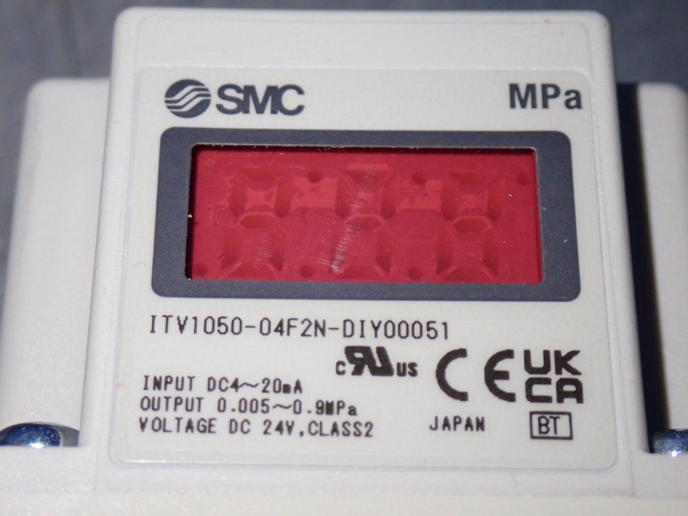 Smc Electropneumatic Regulator - Itv1050-04f2n-diy0