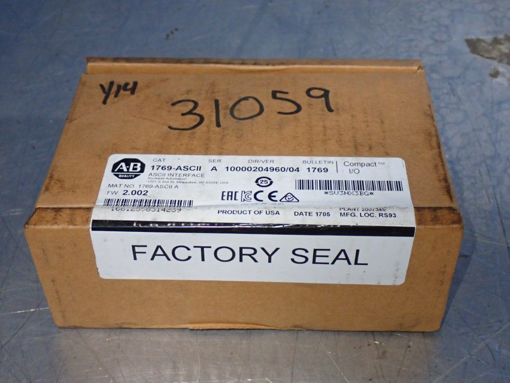 Allen-bradley Ascii Interface - 1769-ascii