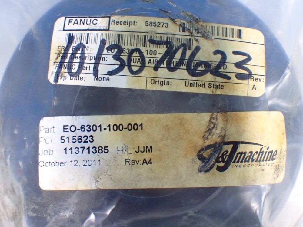 Fanuc Dual Air Turbine Manifold - Eo-6301-100-001