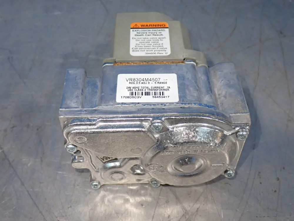 Honeywell 3/4"x3/4" Dual Valve Intermittent Pilot Combo Gas Control - Vr8304 M 4507