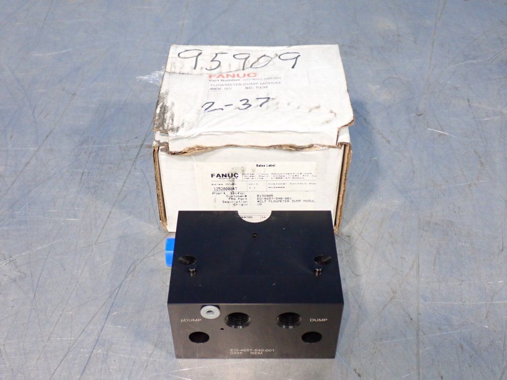 Fanuc Flowmeter Dump Module - Eo-4657-540-001