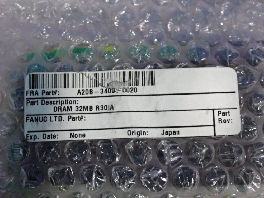 Fanuc Dram 32mb R30ia - A20b-3400-0020