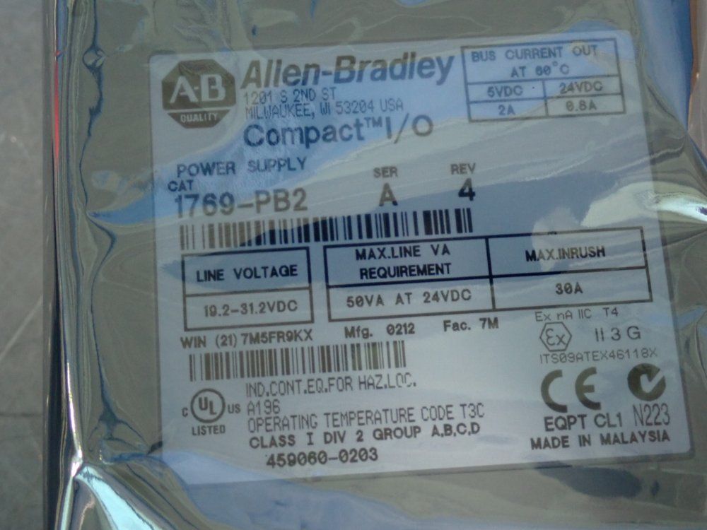 Allen Bradley Compact I/o - 1769-pb2