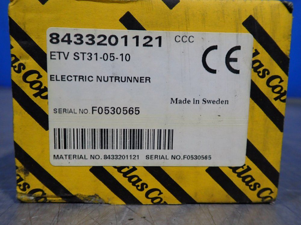Atlas Copco Electric Nutrunner - Etv St31-05-10