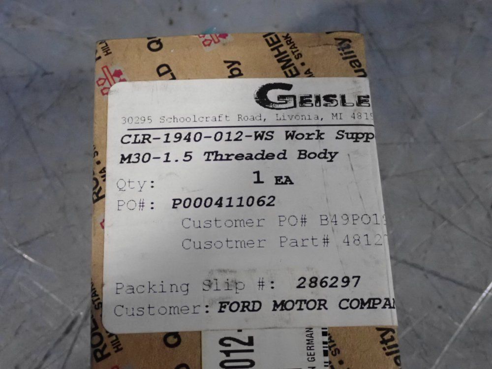 Roemheld Hydraulic Cylinder - Clr-1940-012-ws