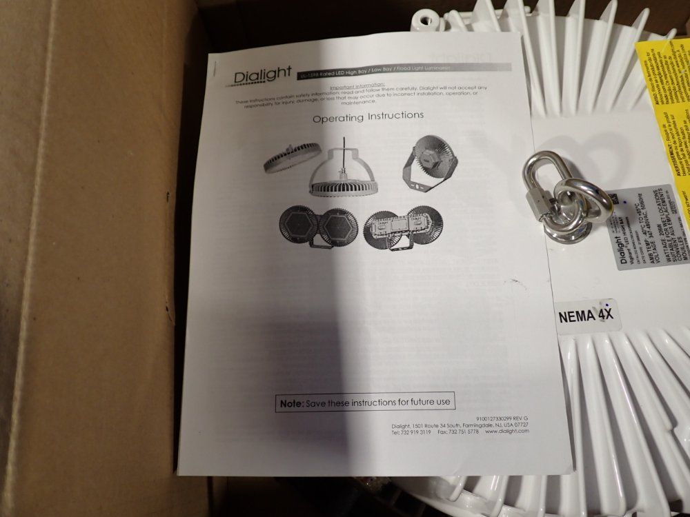 Dialight 260 Watts 1598 347/480vxmfr 27k Mcw Flood Light - Noheu7mcaedewnwn