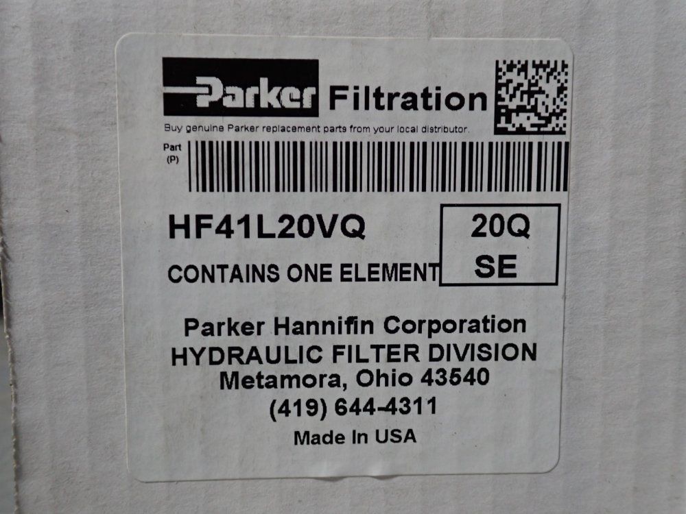Parker Filtration Replacement Filter - Hf41l20vq