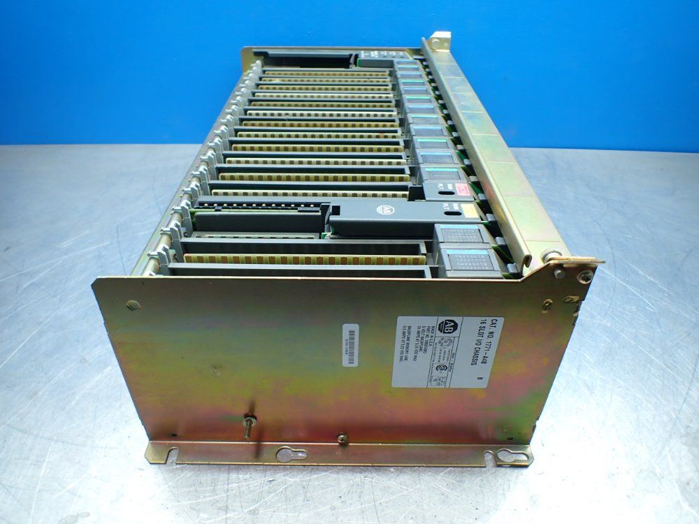 Allen-bradley 16-slot Chassis With I/o Modules - 1771-a4b